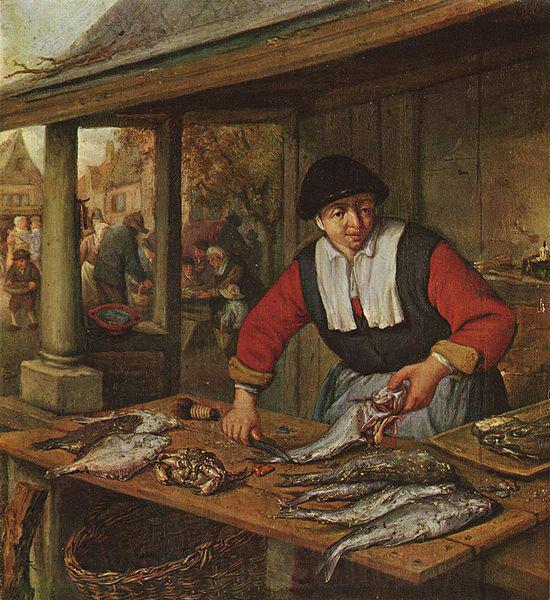 Adriaen van ostade Die Fischverkauferin